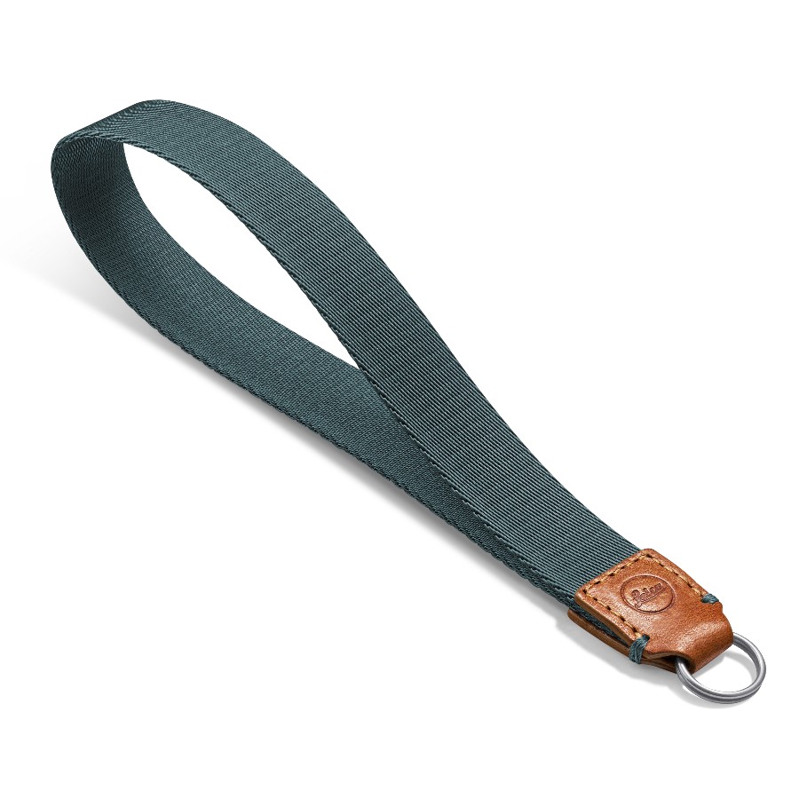 Leica 18571 Bracelet tissu/cuir cognac - petrol